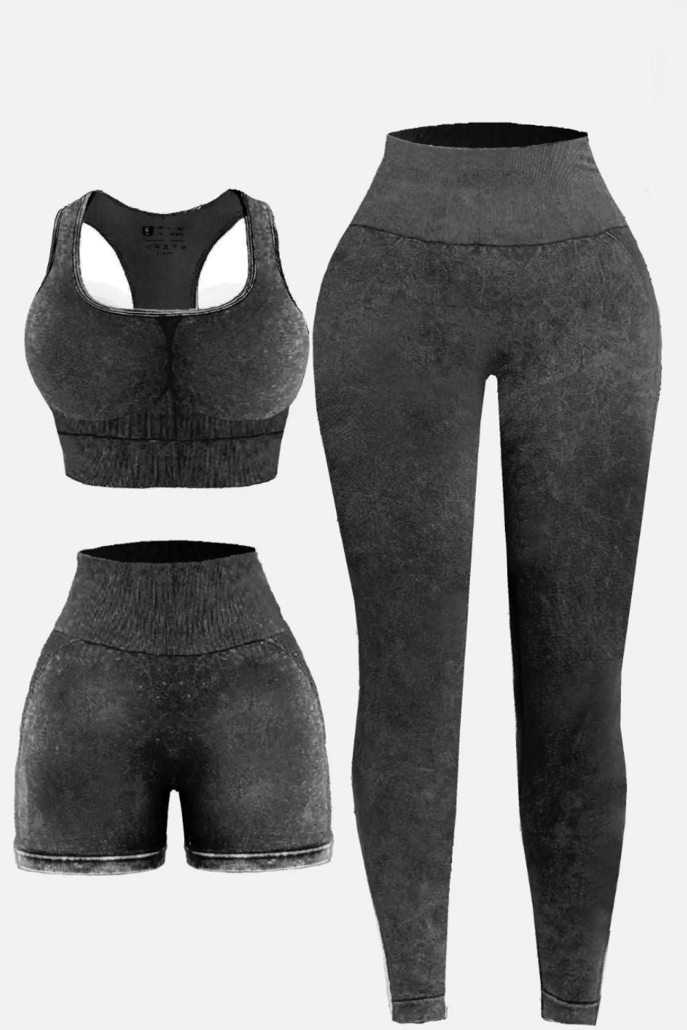 Snatched & Sculpted 3-Piece Seamless Activewear Set