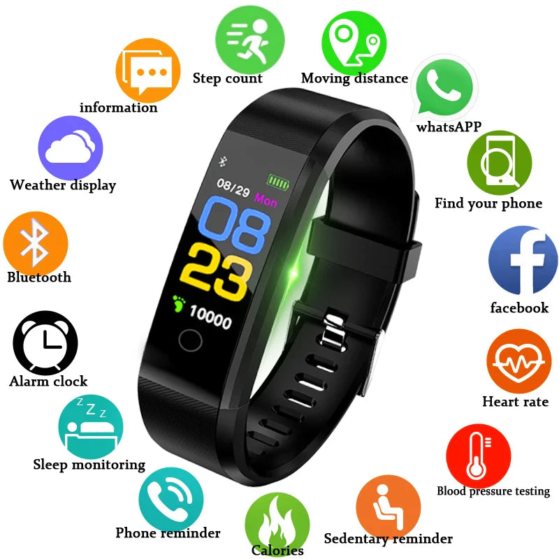 Smart Watch – Heart Rate & Fitness Tracker for Men & Women