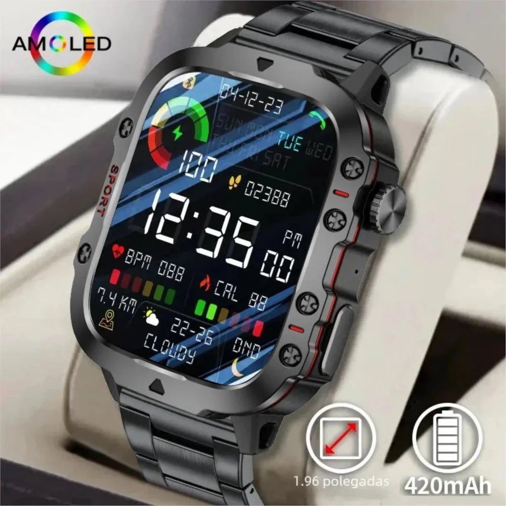 Original Men Smart Watch – Bluetooth Call & Waterproof Fitness Tracker