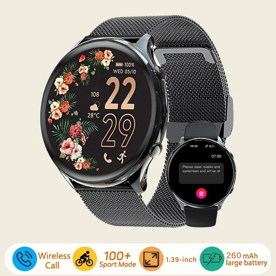 Smart Watch for Women – Fitness Tracker with Always-On Display
