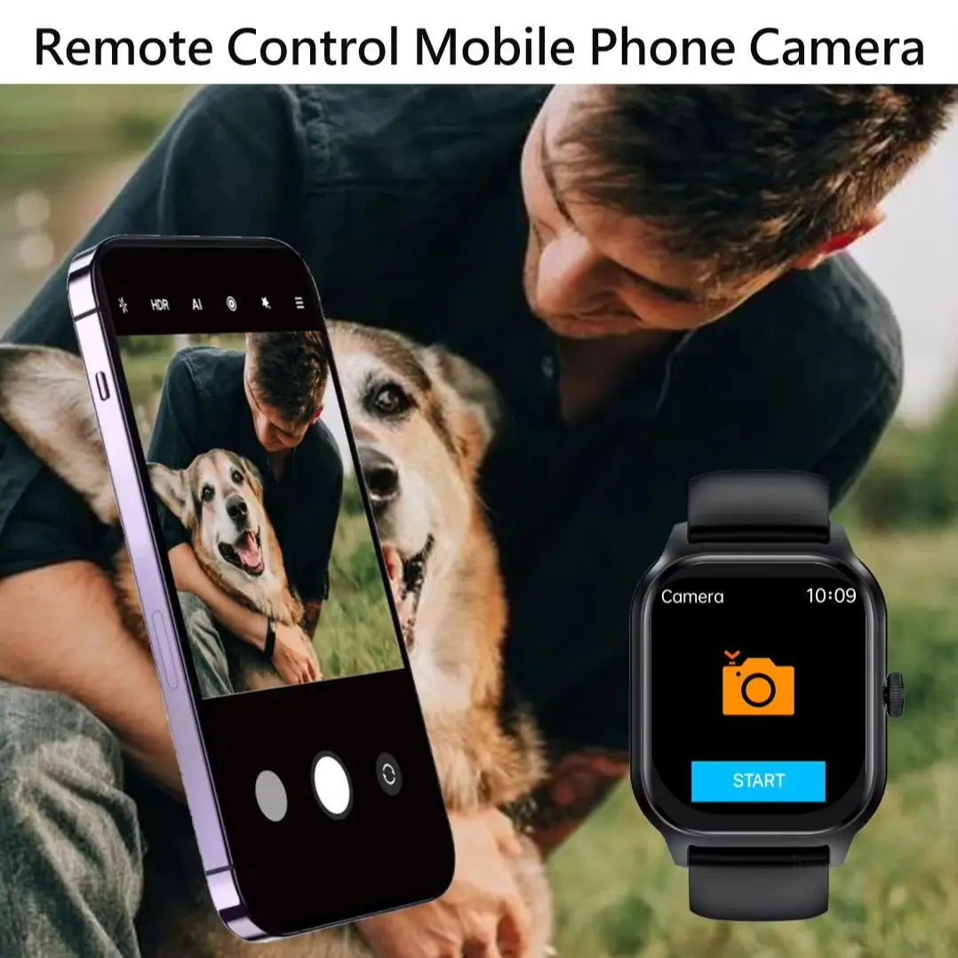 Smart Watch – Bluetooth Call & Fitness Tracker for Men & Women