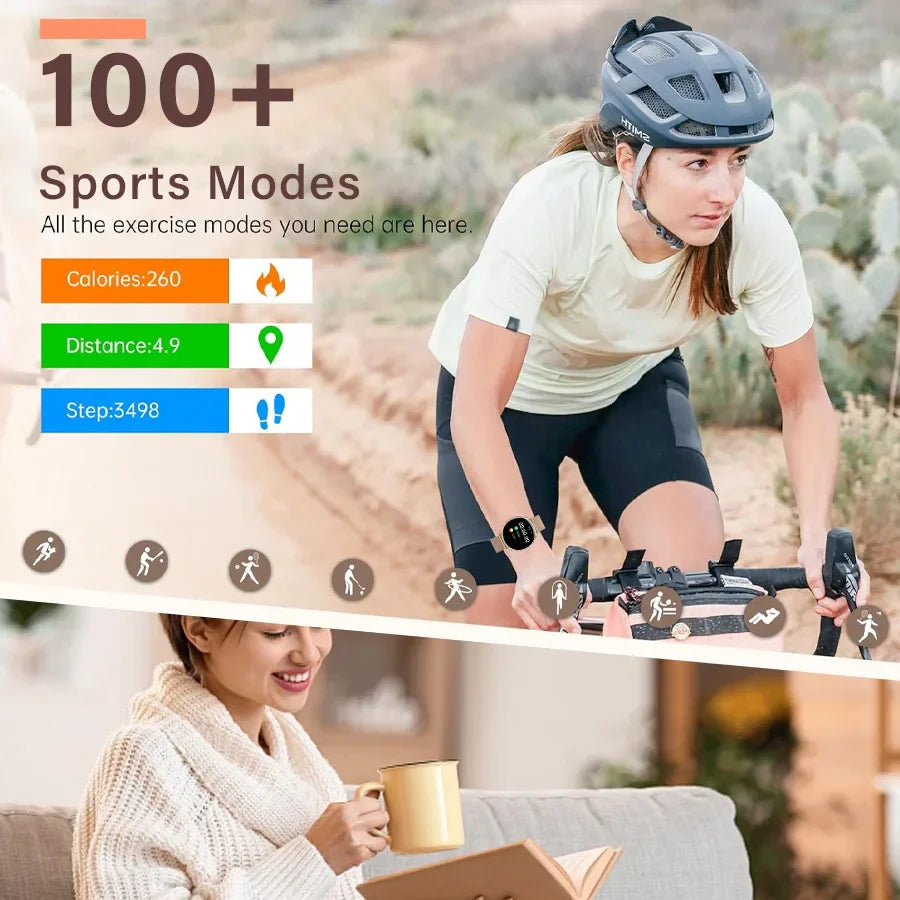 Smart Watch for Women – Fitness Tracker with Always-On Display
