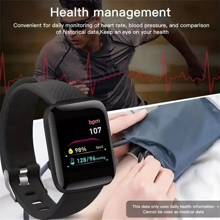 Smart Watch – Sport Fitness Bracelet with Music & Bluetooth
