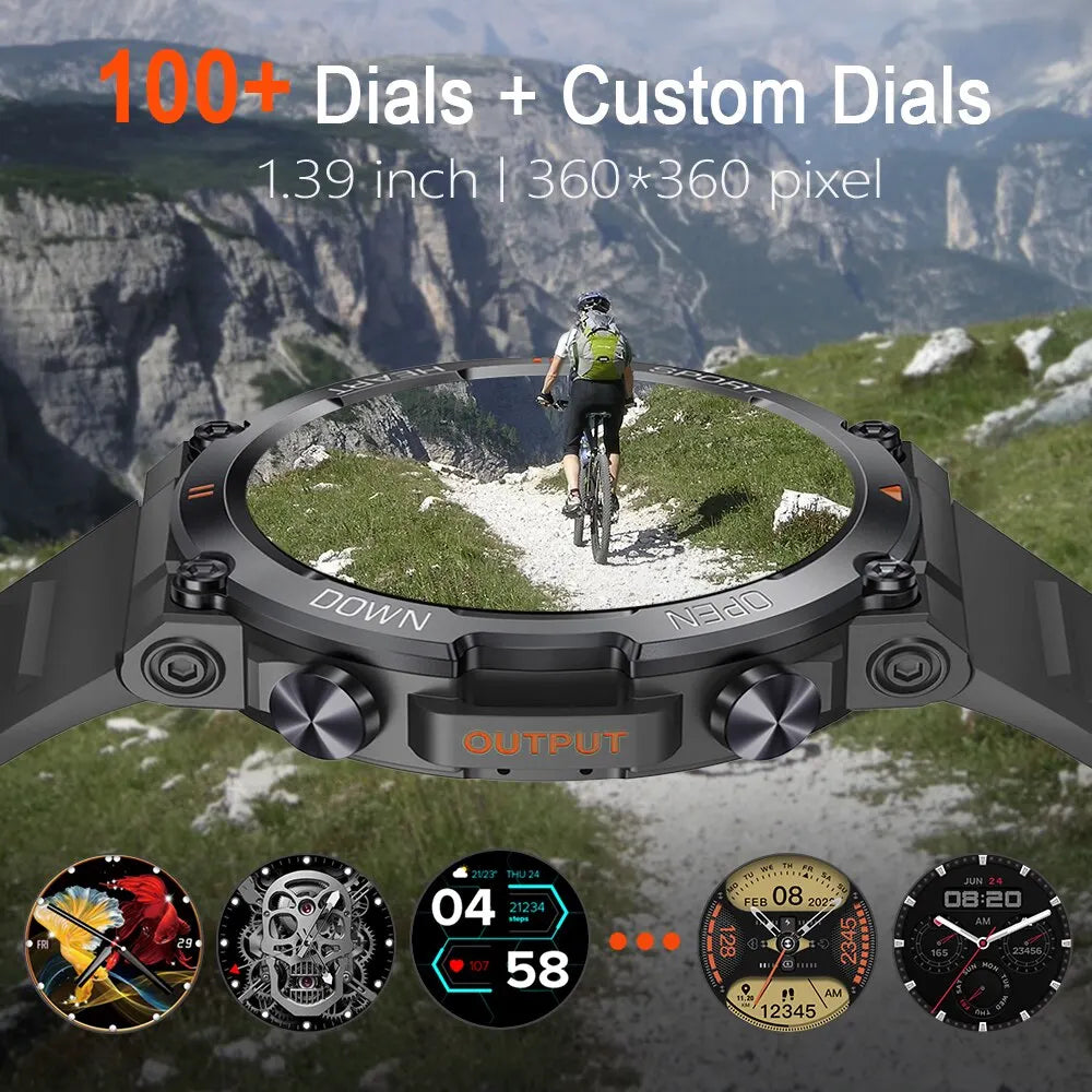 MEVADEN MD56 Smart Watch – 1.39" HD Bluetooth Call Fitness Tracker