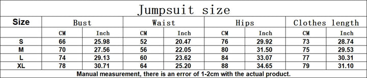 Women Jumpsuit Sleeveless Slim Activewear