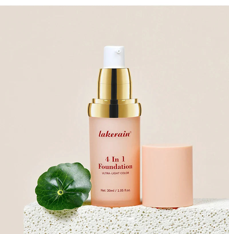 White Liquid Color-Changing Foundation – High Coverage SPF30 CC Cream