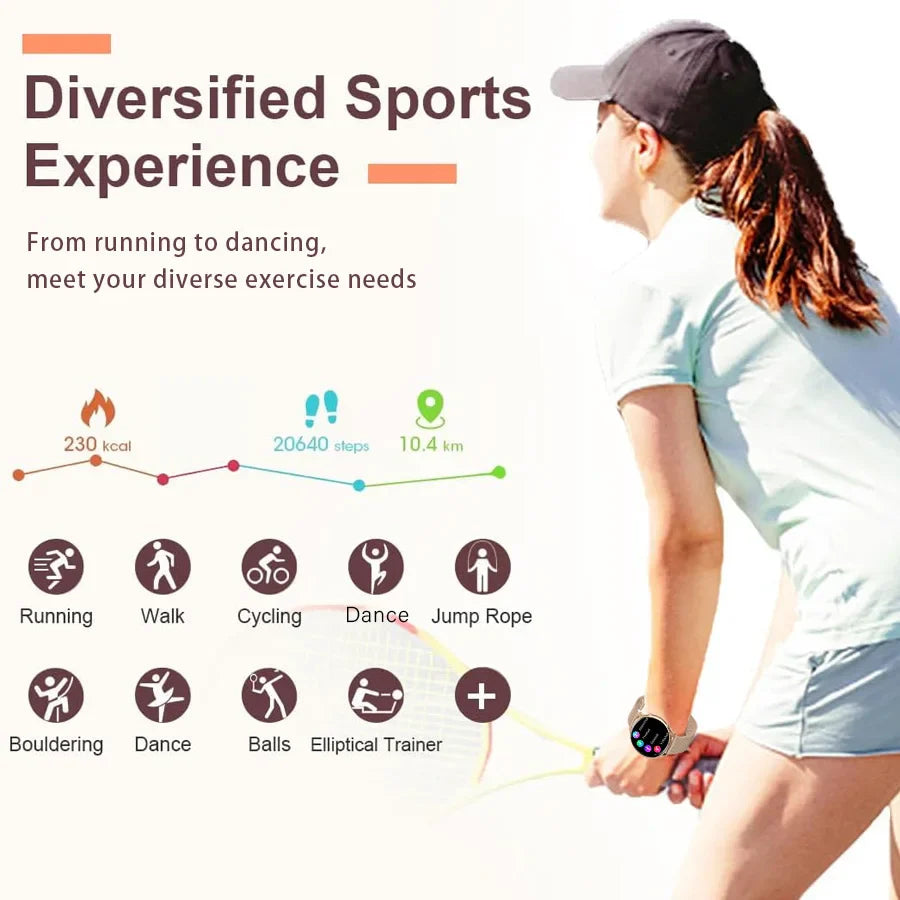 Smart Watch for Women – Fitness Tracker with Always-On Display