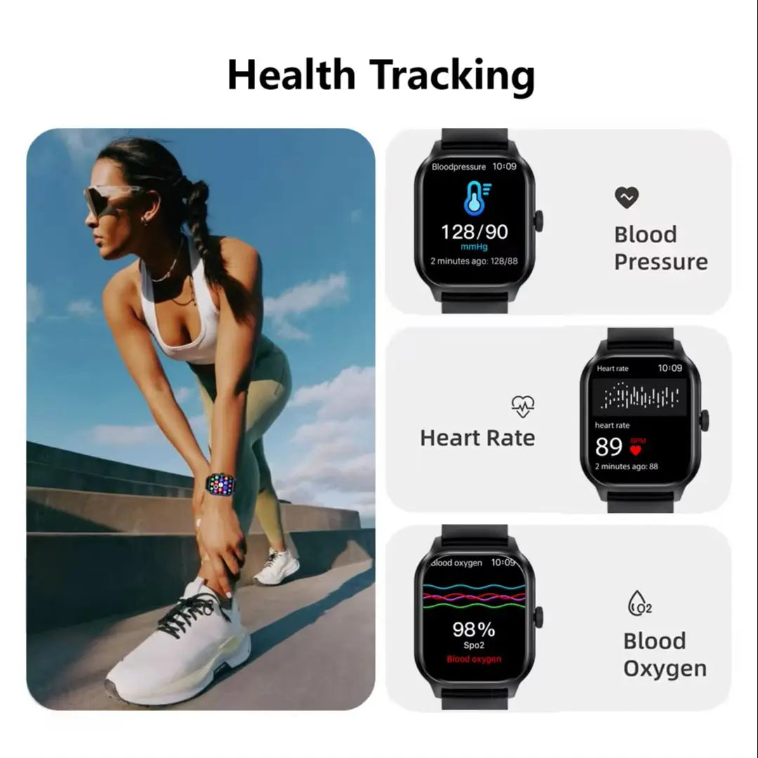 Smart Watch – Bluetooth Call & Fitness Tracker for Men & Women