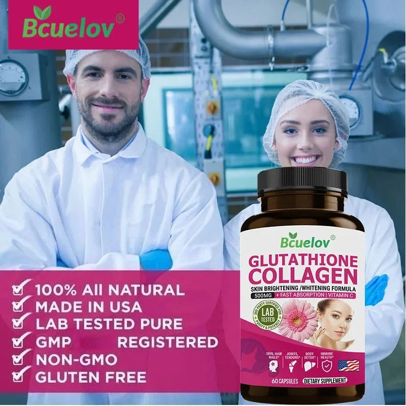 Glutathione Collagen Supplement – Skin, Hair & Nails Support