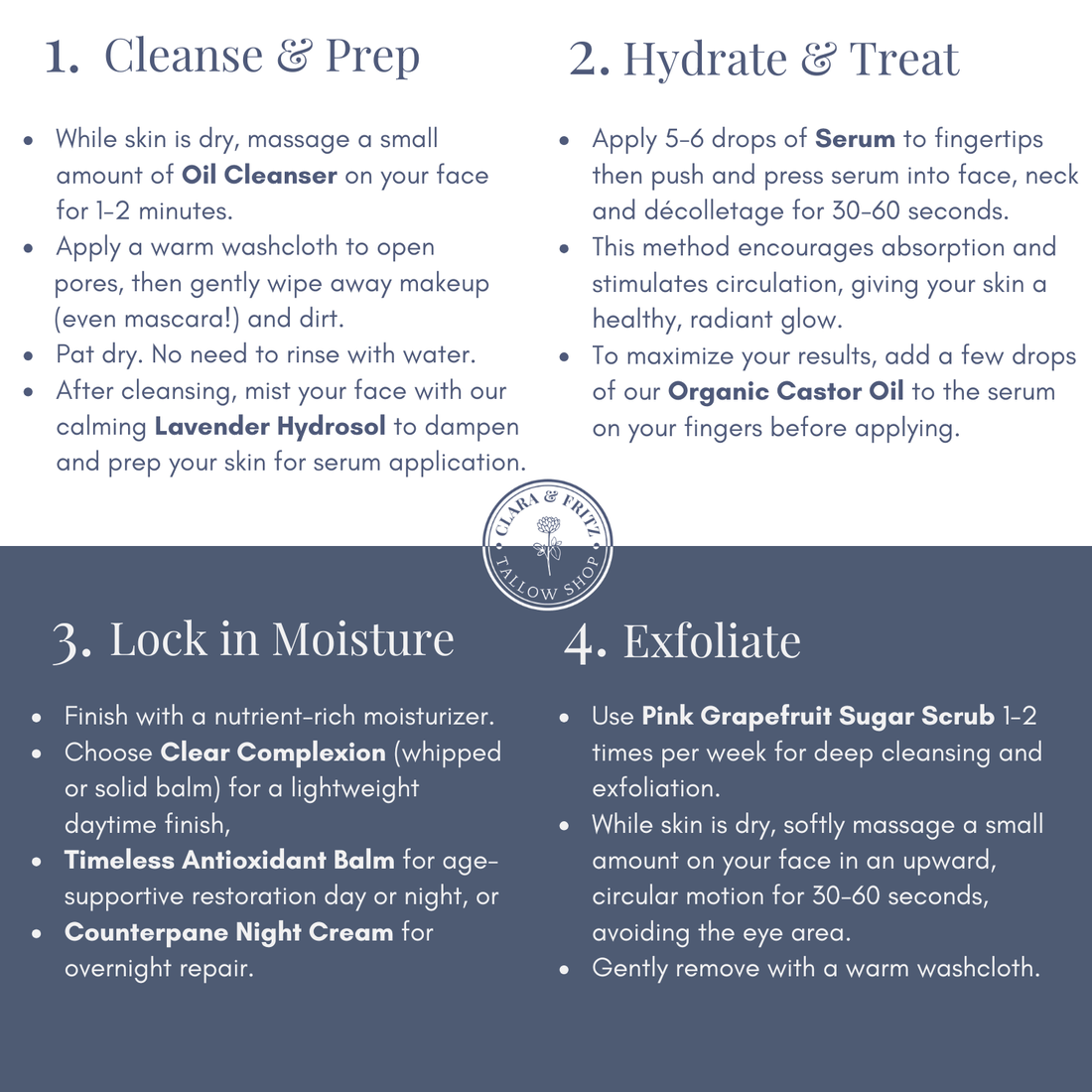 Clear Complexion Whipped Tallow Facial Moisturizer