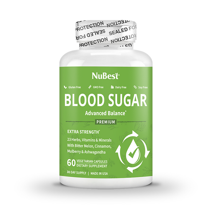 NuBest Nutrition Blood Sugar Supplement – Advanced Energy & Immunity Formula