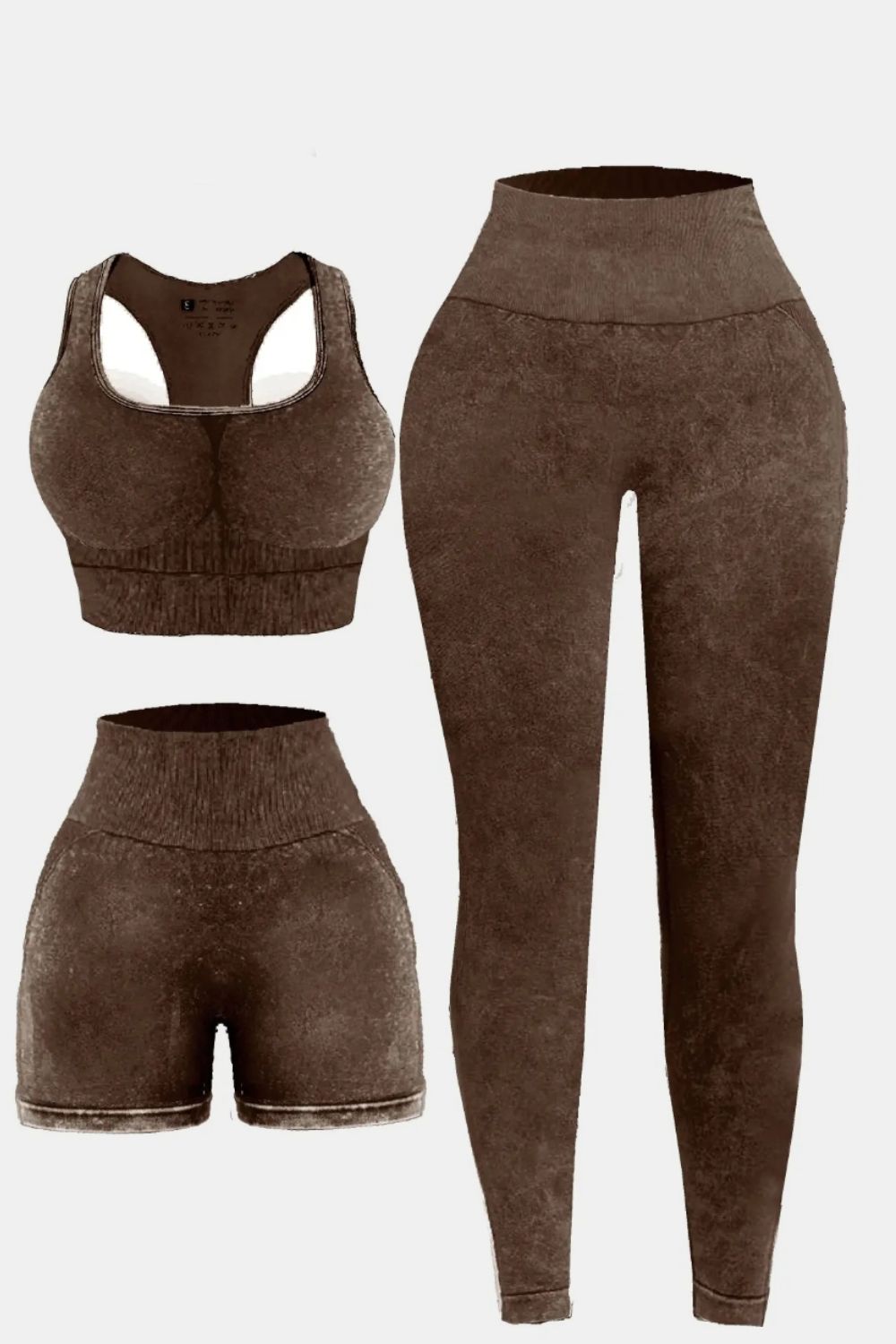 Snatched & Sculpted 3-Piece Seamless Activewear Set