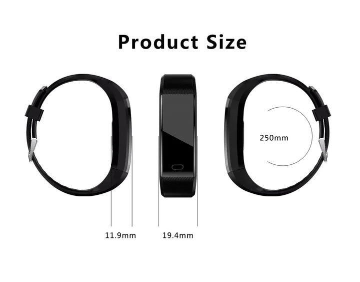IP67 Waterproof Fitness Tracker – Smart Watch with Heart Rate & Multi-Sport