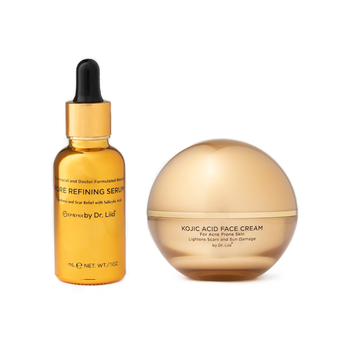 Kojic Acid Skincare Set – Pore Refining & Brightening Duo
