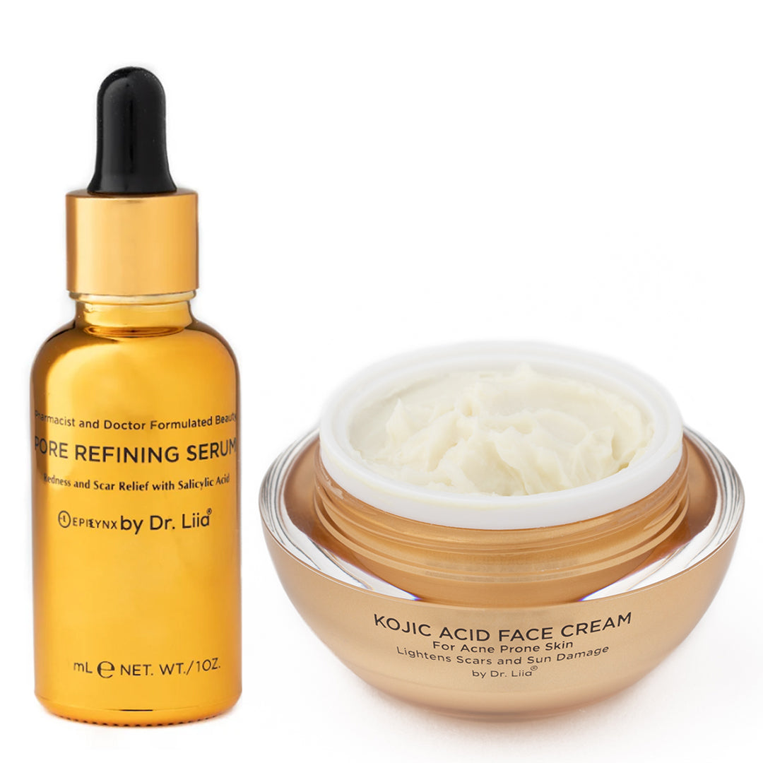 Kojic Acid Skincare Set – Pore Refining & Brightening Duo